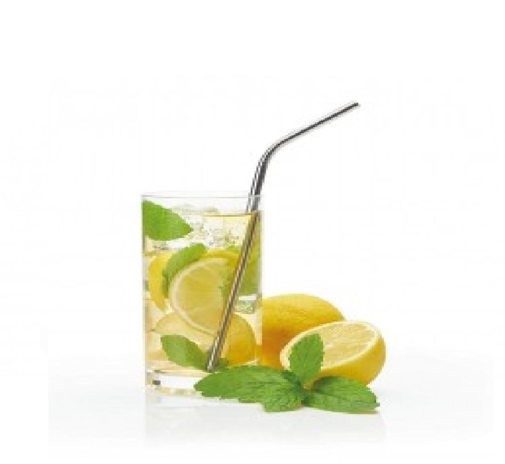 KitchenCraft Pack of Four Stainless Steel Reusable Drinks Straws