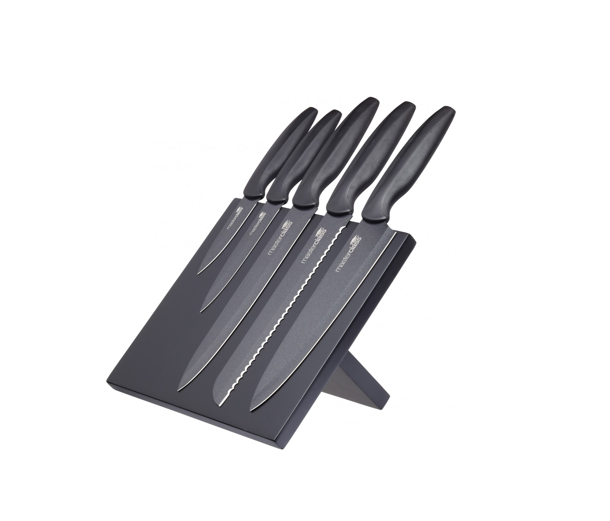 Master Class Agudo Five Piece Knife Set and Magnetic Block