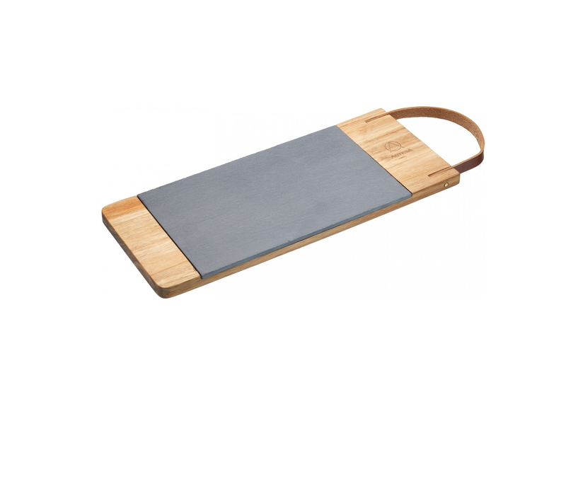 Artesà Acacia Wood and Slate Serving Board