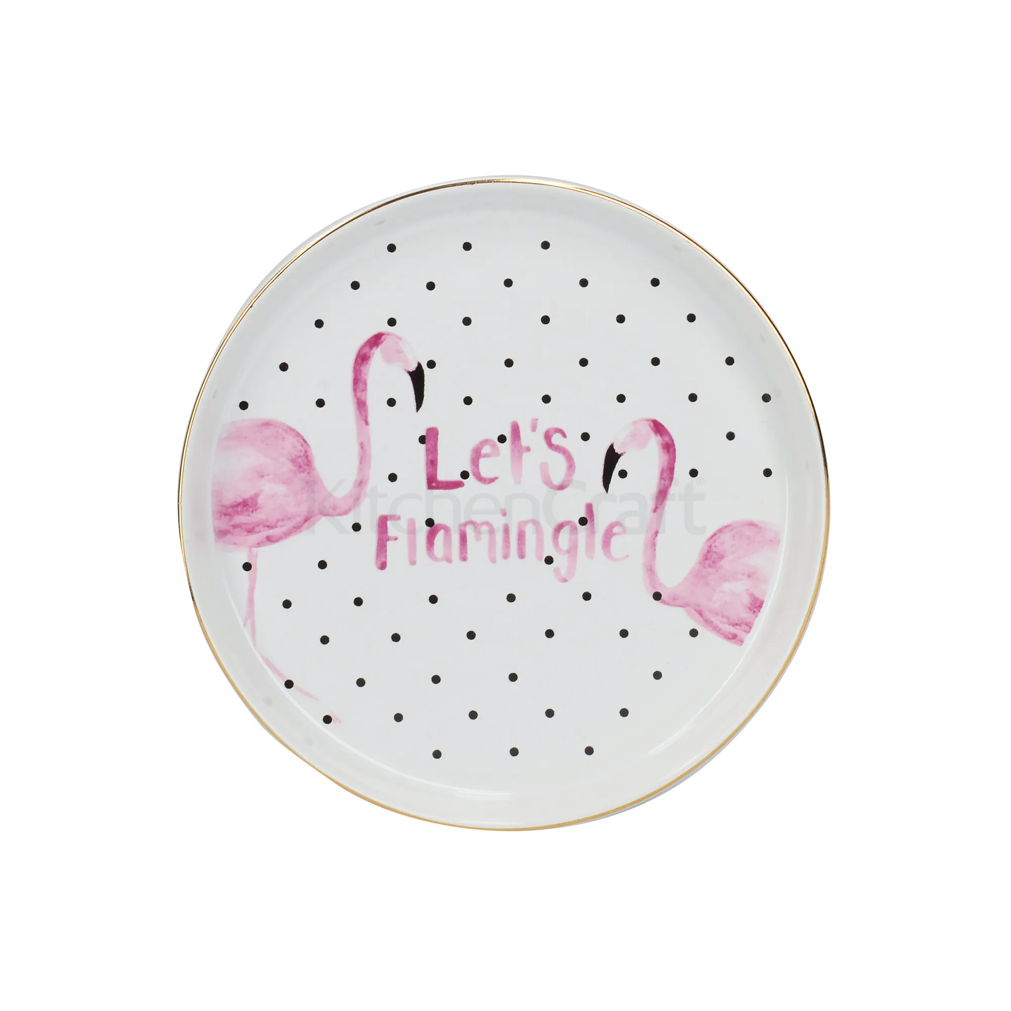 Creative Tops Ava & I Flamingo Round Trinket Dish