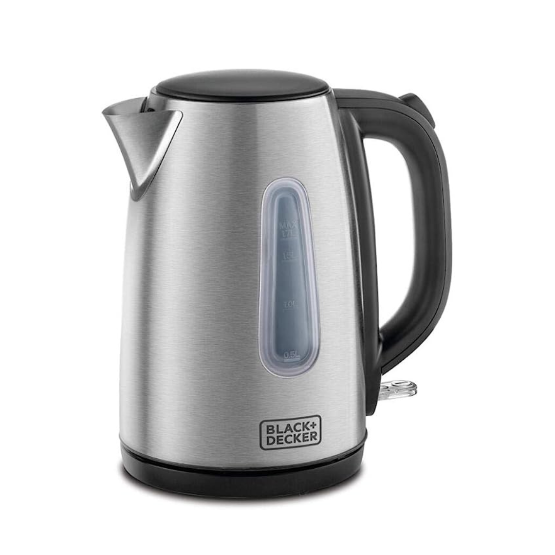 BLACK & DECKER 1.7L CONCEALED COIL STAINLESS STEEL KETTLE, JC450-B5