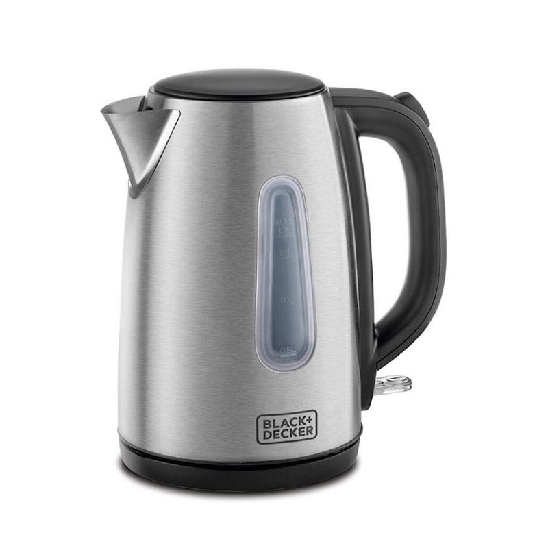 BLACK & DECKER 1.7L CONCEALED COIL STAINLESS STEEL KETTLE, JC450-B5