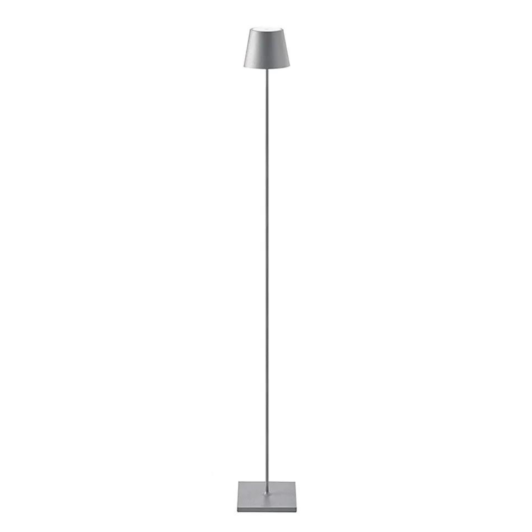 LUXURY WIRELESS RECHARGEABLE FLOOR LAMP GRAY