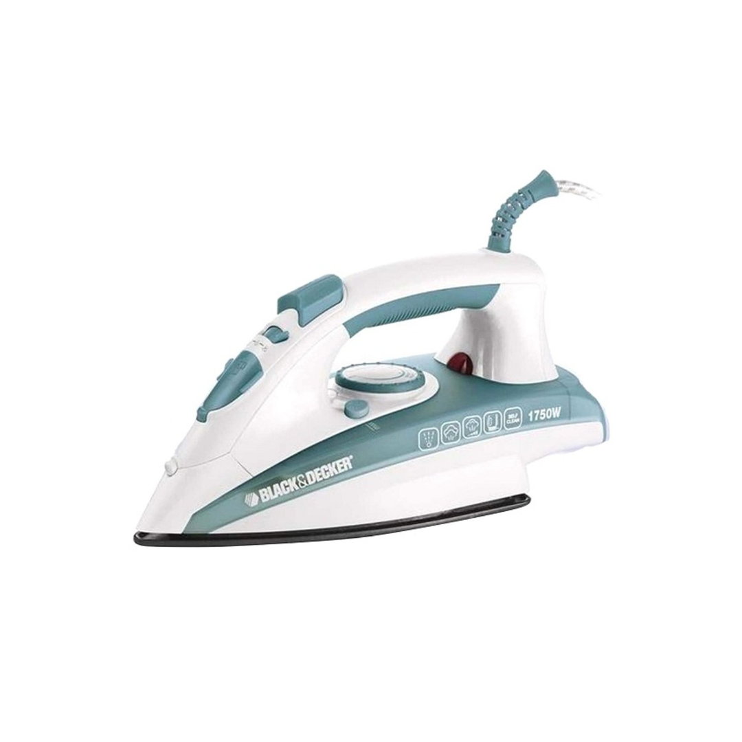 BLACK & DECKER 1750W STEAM IRON CERAMIC COATED SOLEPLATE X1600-B5