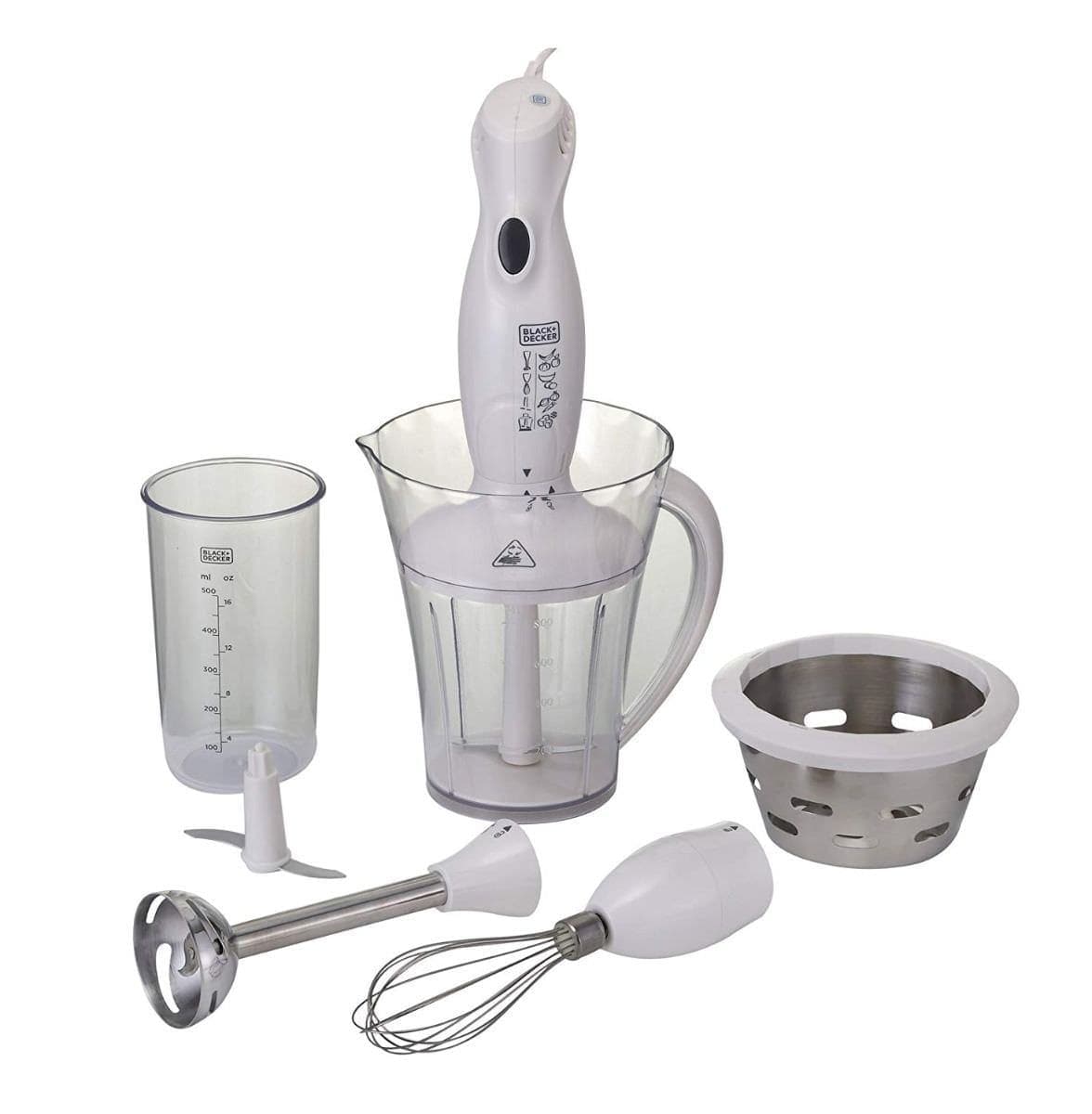 Black & Decker Blender 224 Points Stick Immersion Blender 500 W || خلاط عامودي 500واط