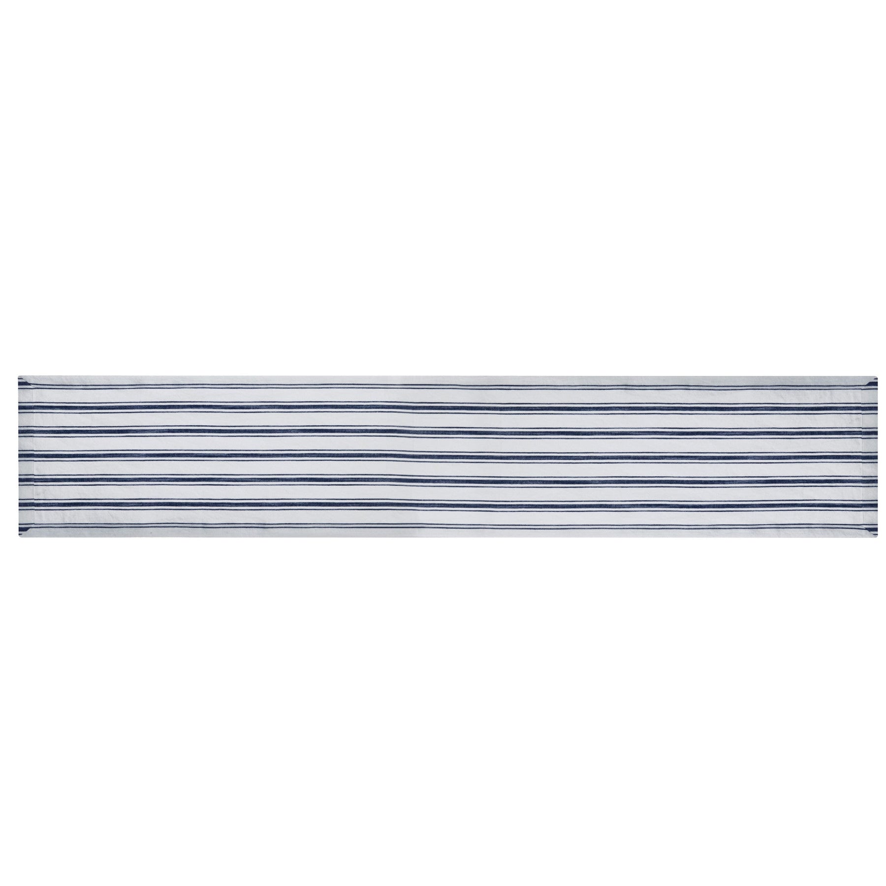 Mikasa Navy Stripe Linen-Blend Table Runner – 230 × 34 cm Mikasa Navy Stripe Linen-Blend Table Runner – 230 × 34 cm