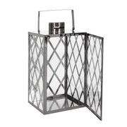 Stainless Steel Outdoor Lantern, Silver