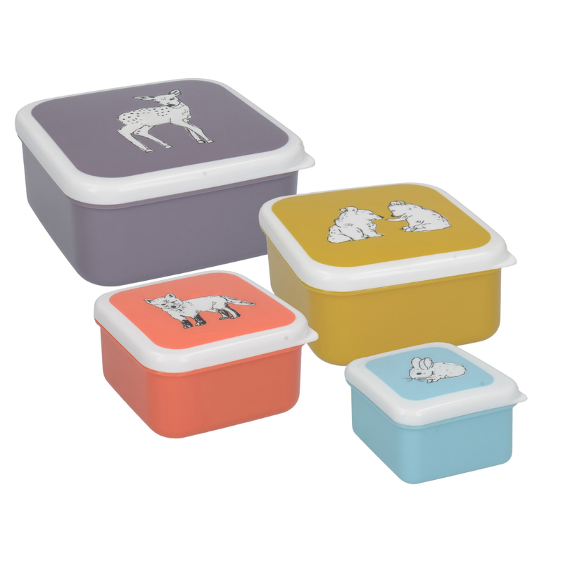 CT ITW LITTLE EXPLORER SETOF4 SNACK TUBS 5226223