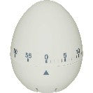 KitchenCraft Soft-Touch Mechanical Egg Timer – 7.5 cm (60-Minute)