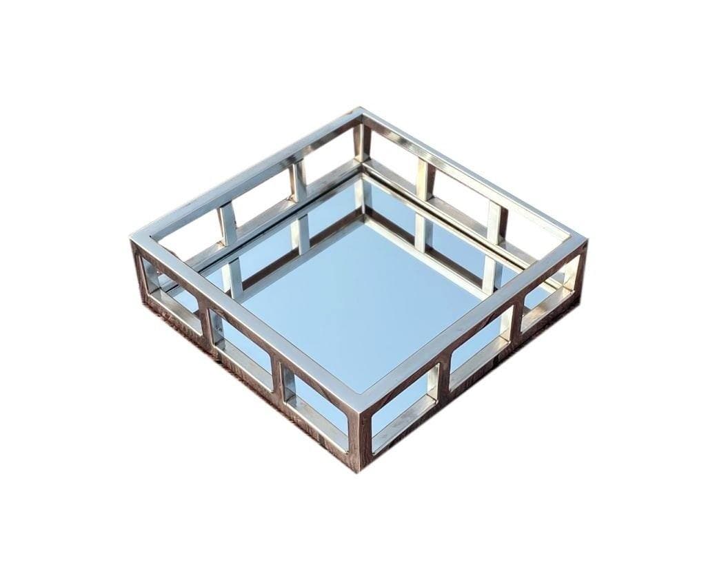 LARGE SQUARE MIRROR TRAY  45 X 45 X 7 - Mega Hardware
