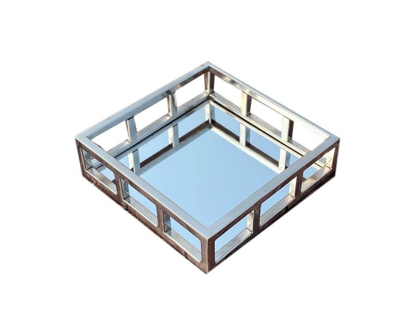 LARGE SQUARE MIRROR TRAY  45 X 45 X 7 - Mega Hardware