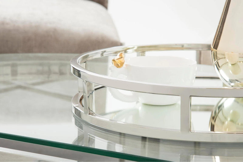 MEDIUM ROUND MIRROR TRAY   40 X 7 - Mega Hardware