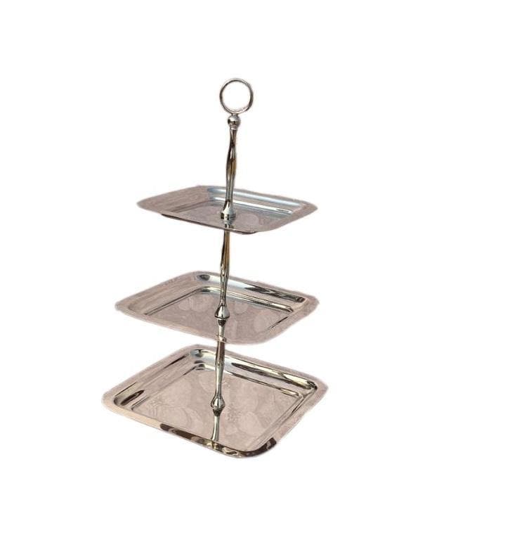 3 TIER CAKE STAND 23X23X38 cm - Mega Hardware