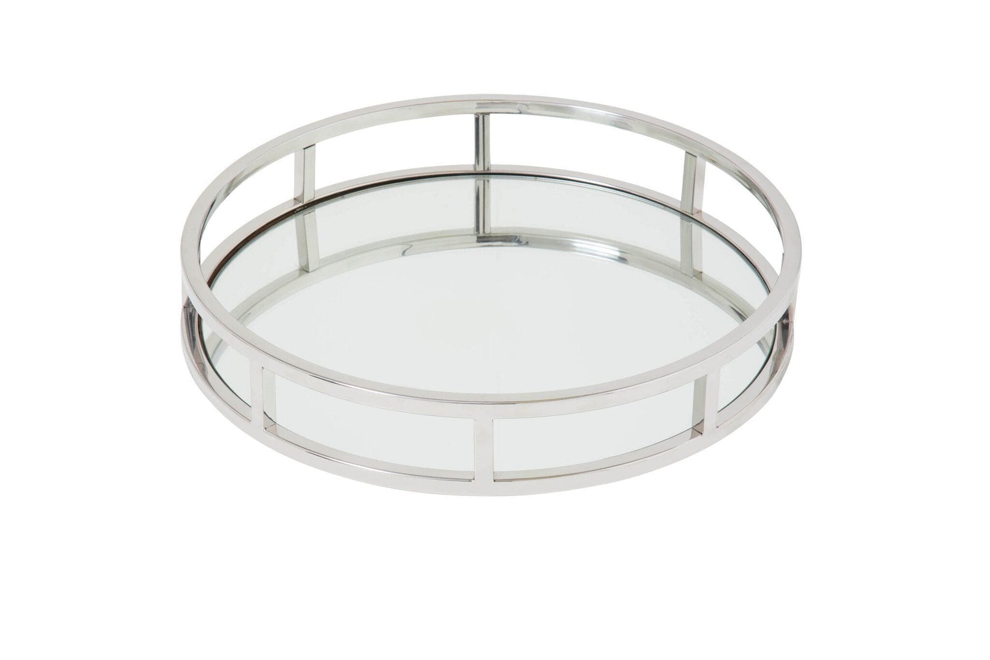 MEDIUM ROUND MIRROR TRAY   40 X 7 - Mega Hardware