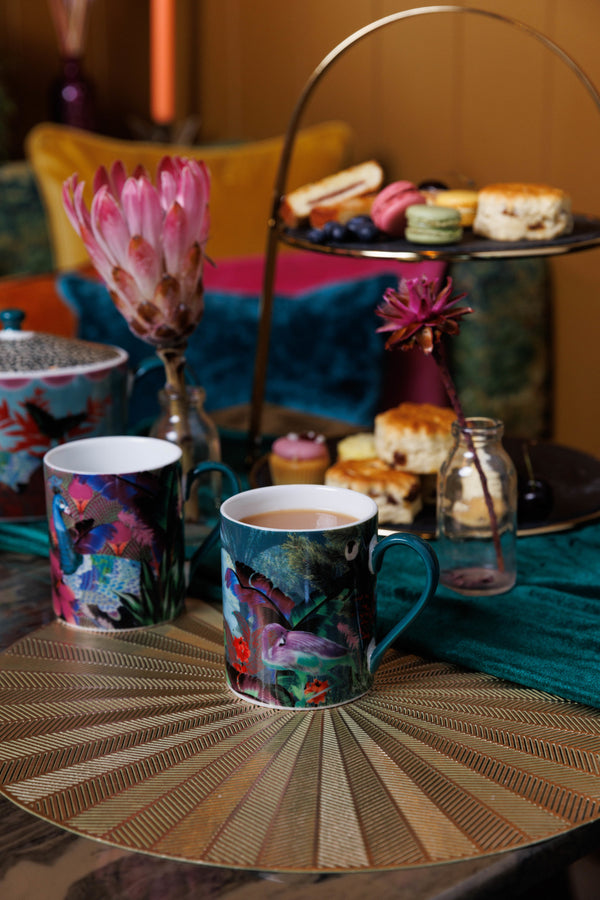 Mikasa x Sarah Arnett Flamingo Print Porcelain Mug – 350 ml