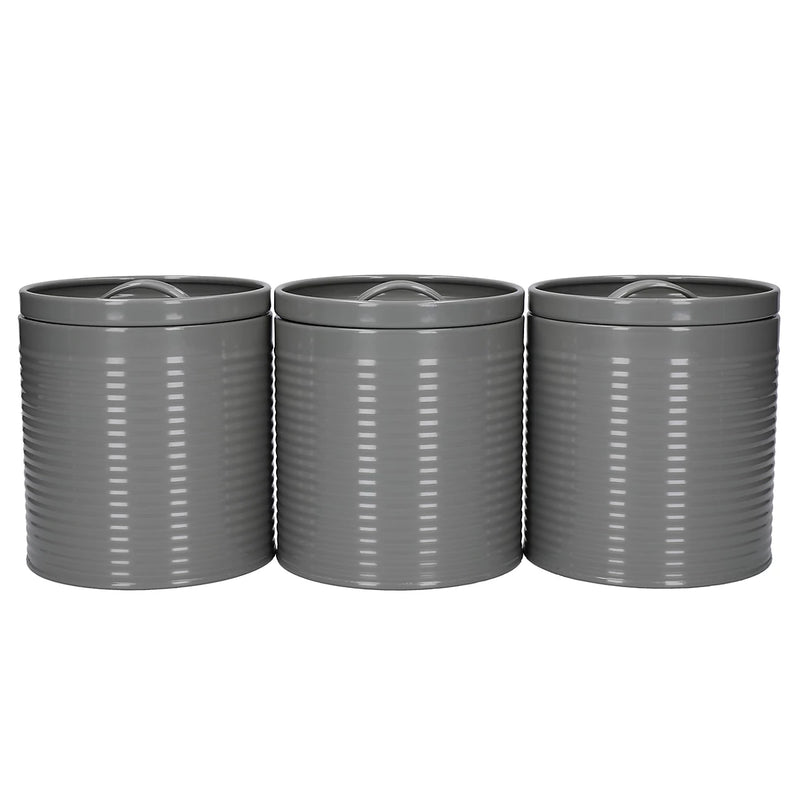 KitchenCraft 3‑Piece Storage Canister Set