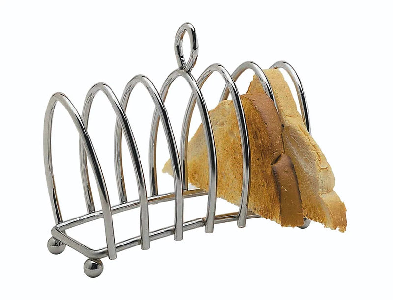 KitchenCraft Chrome-Plated Six-Slice Toast Rack