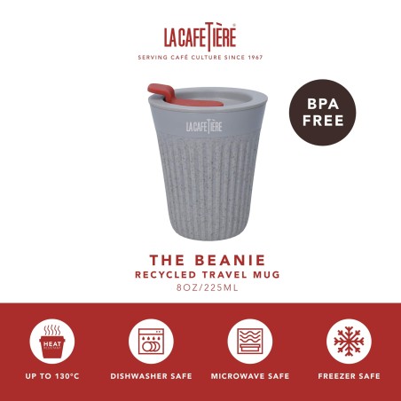 La Cafetiere La Cafetière The Beanie Reusable Coffee Cup – 227 ml La Cafetiere La Cafetière The Beanie Reusable Coffee Cup – 227 ml