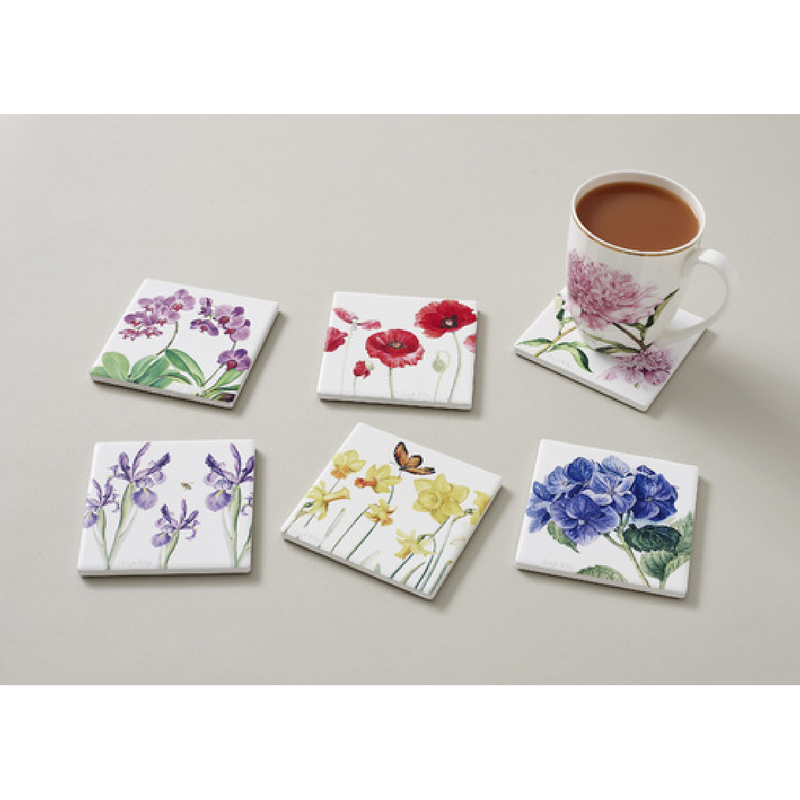 ASHDENE JENNY PHILLIPS CERAMIC COASTERS