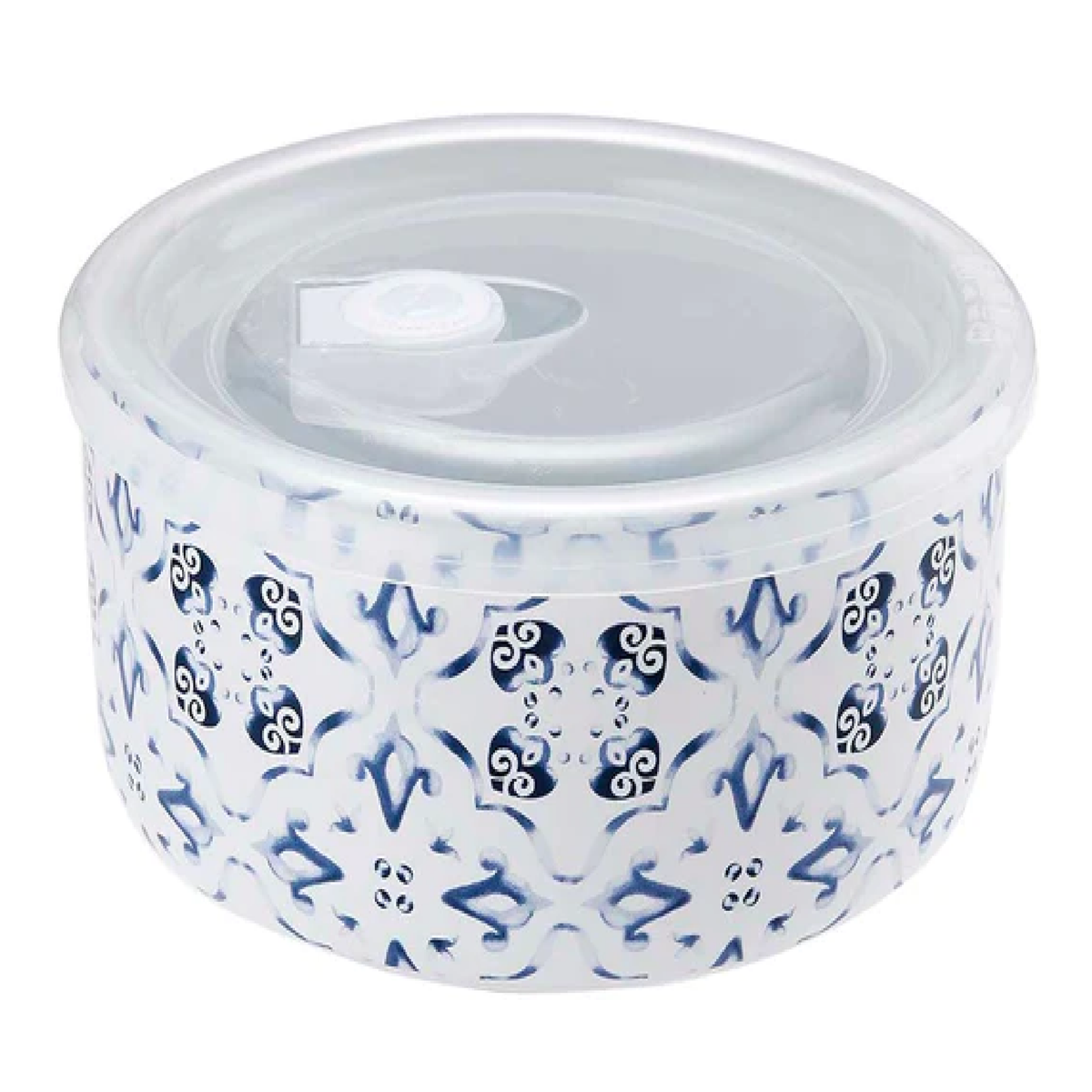PREP MARBELLA BLUE TILE 16CM MICROWAVE FOOD BOWL