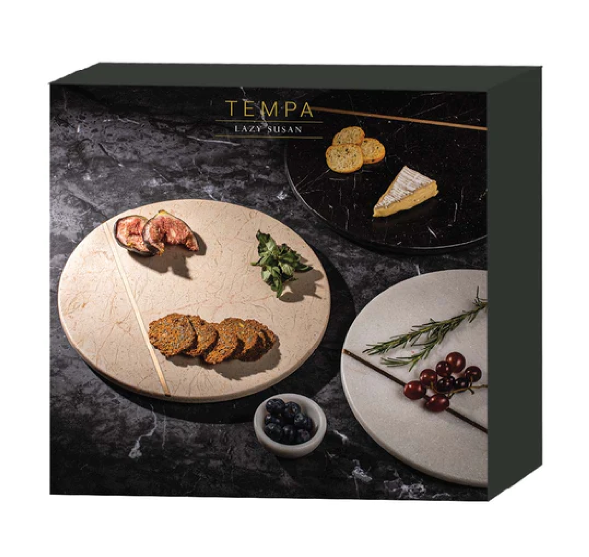 EMERSON BLACK LAZY SUSAN