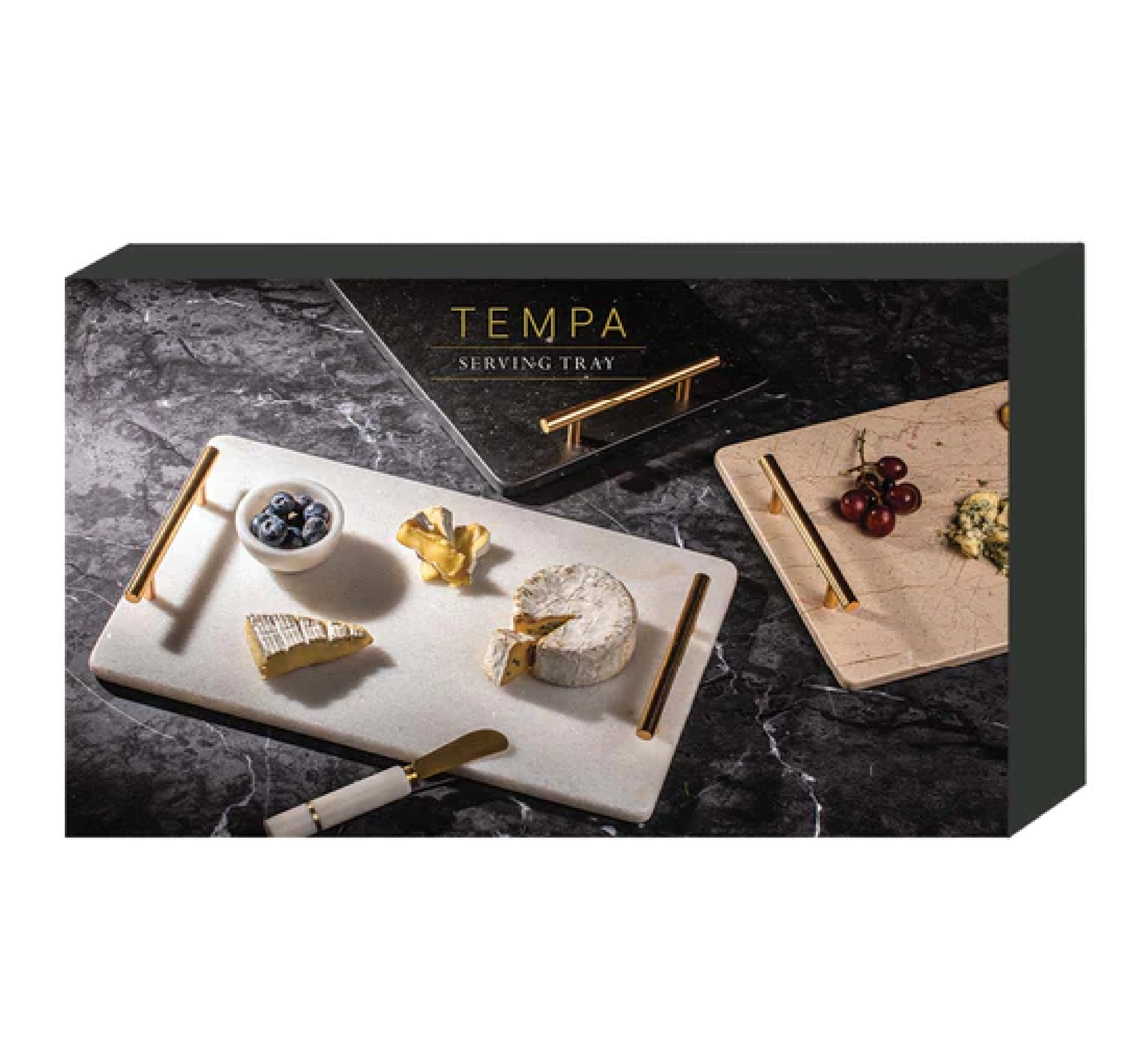 EMERSON BLACK SERVING TRAY