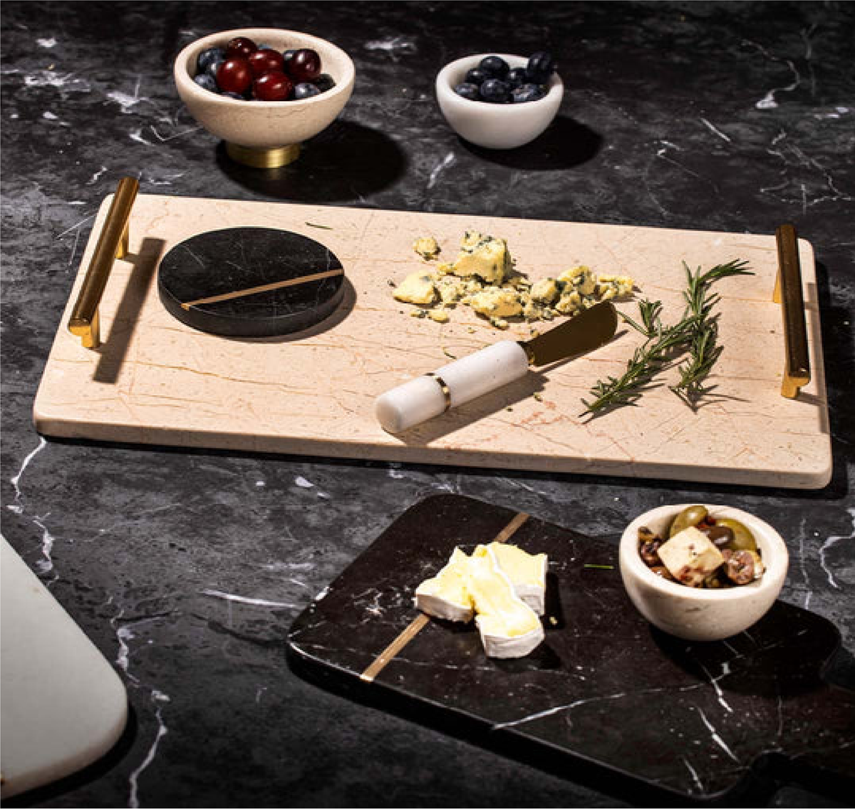 EMERSON WHITE SERVING TRAY