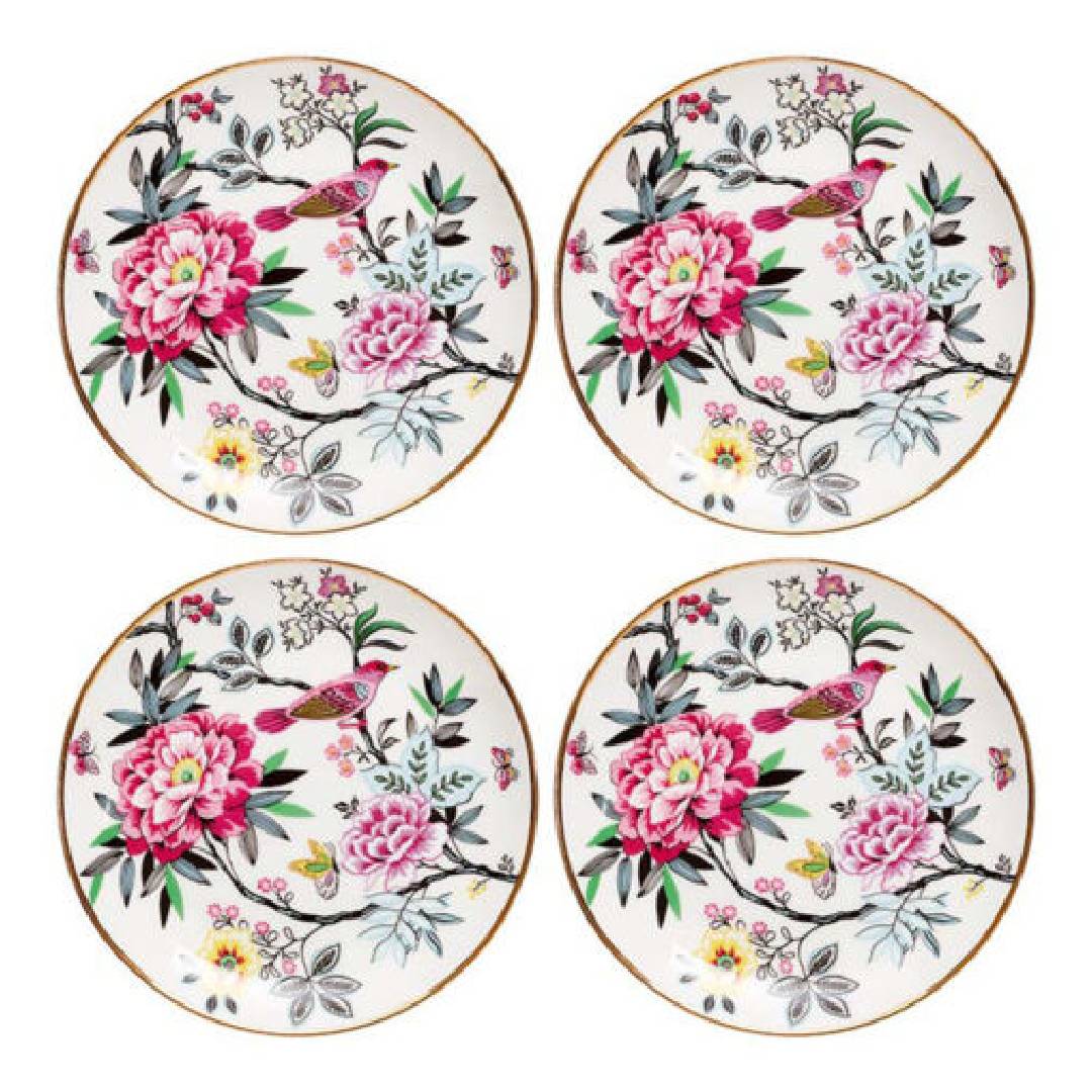 Jardin Peony Side Plate Set Of 4