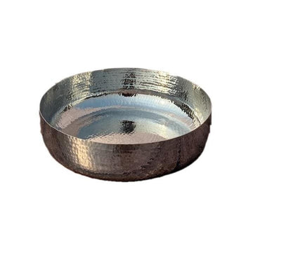 Lily's Home Silverware LARGE ROUND BOWL 28X7 cm STAINLESS STEEL ROUND BOWL   28X7 cm