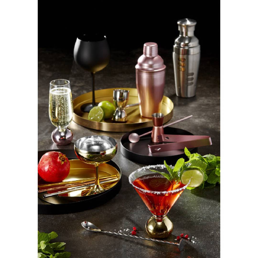 AURORA GOLD 2PK SERVING TRAY