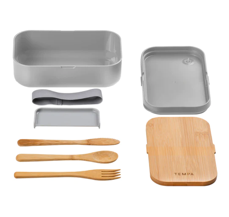 TEMPA BENTO GREY LUNCH BOX