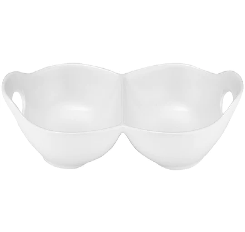 HOST 2 PART WHITE HANDLED BOWL