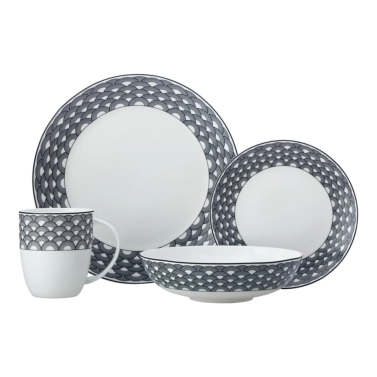 Maxwell & Williams Porcelain 16‑Piece Dinner Set