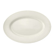 Mikasa Cranborne Stoneware Oval Serving Platter – 39 cm (Cream)