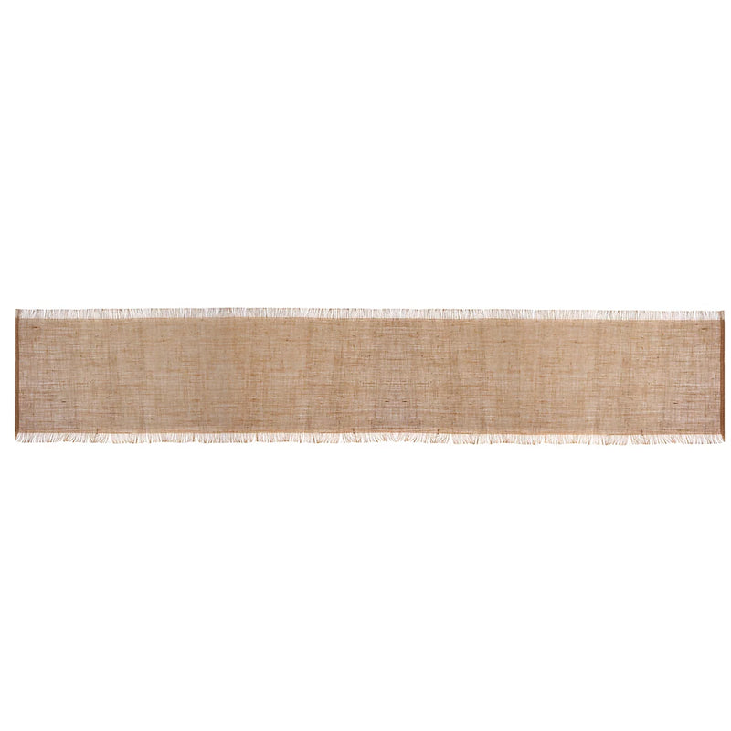 Mikasa Frayed Jute Table Runner – Natural (230 × 33 cm)