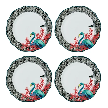 Mikasa x Sarah Arnett Porcelain Dinner Plates – 27 cm (Set of 4)