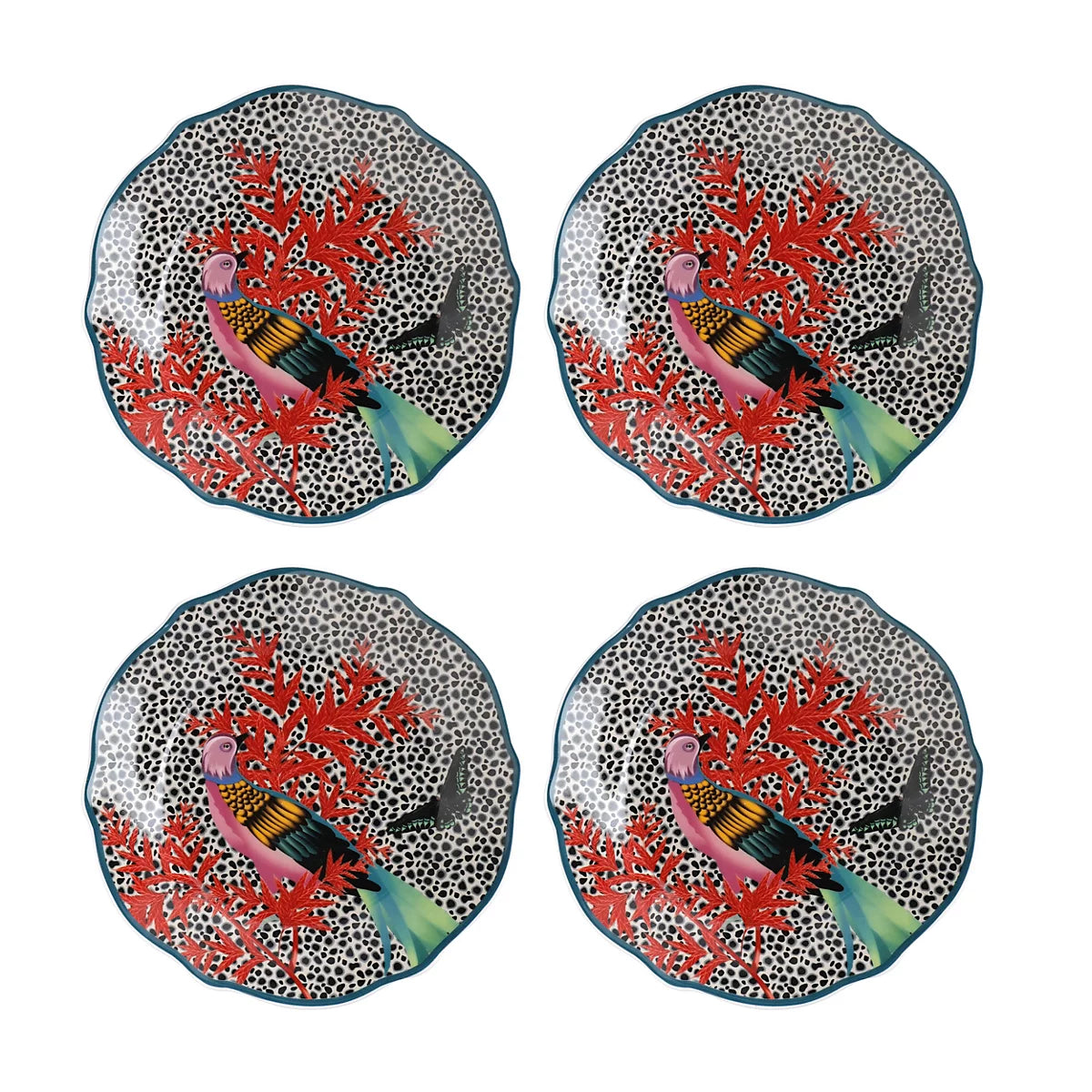 Mikasa x Sarah Arnett Porcelain Side Plates – 19 cm (Set of 4) Mikasa x Sarah Arnett Porcelain Side Plates – 19 cm (Set of 4)