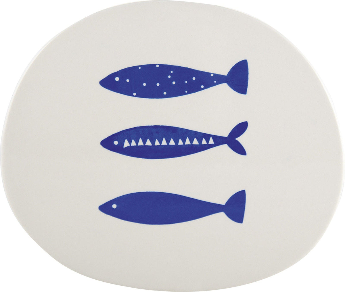Mikasa Into The Blue Flat Stoneware