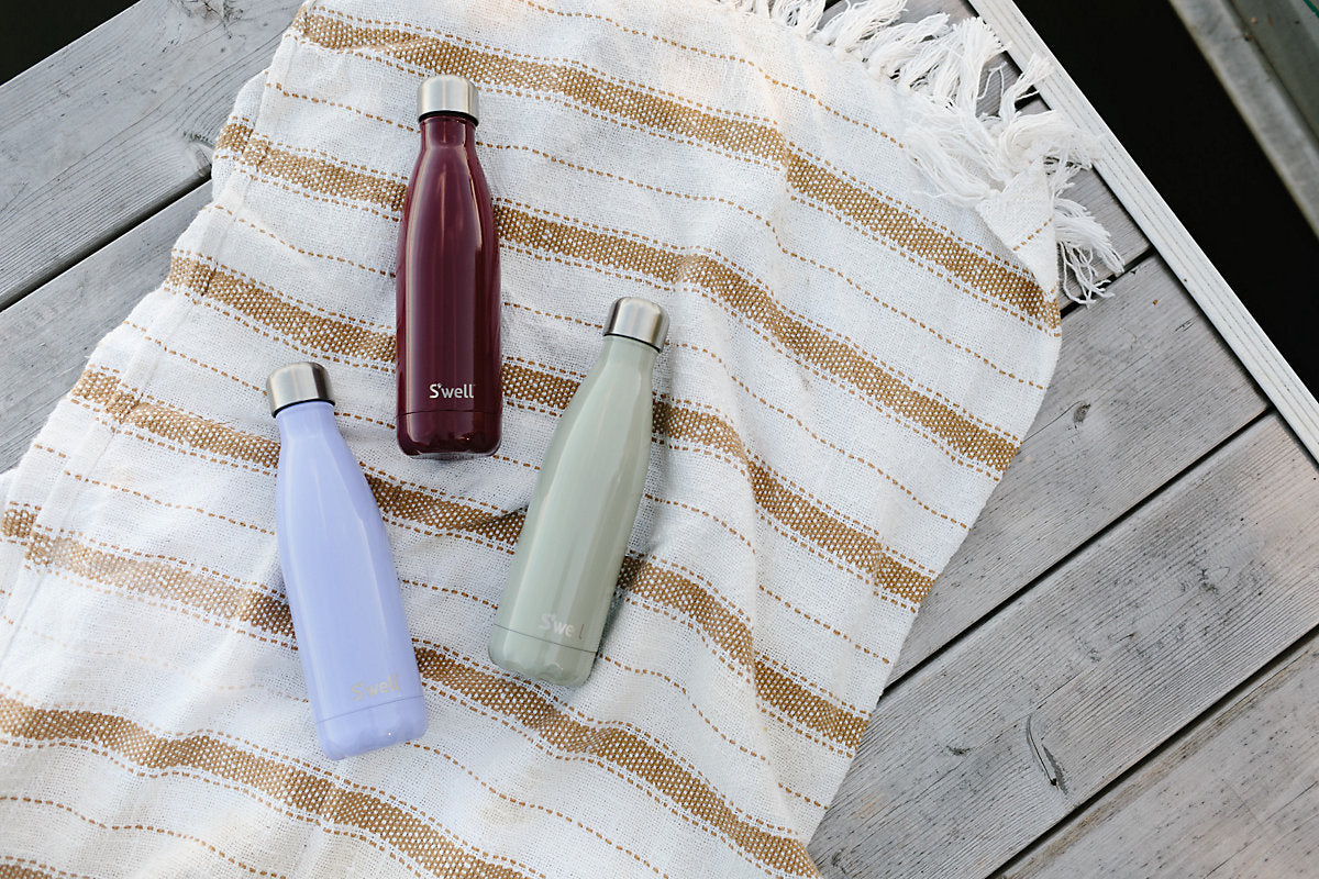 S’well Hillside Lavender Stainless-steel Water Bottle With Handle (500 Ml)