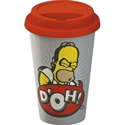 CERAMIC TRAVEL MUG  SIMPSONS DOH