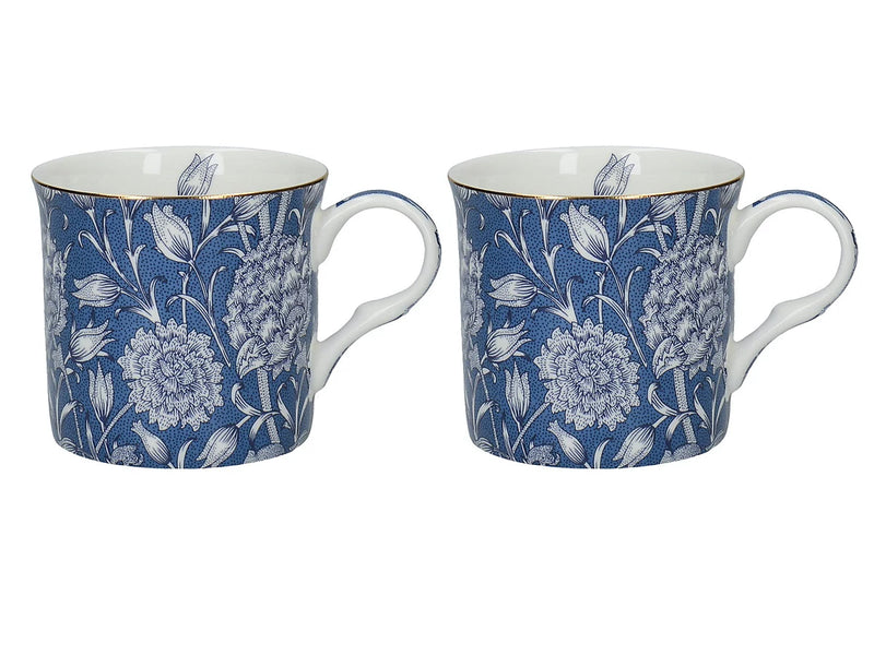 Victoria & Albert Wild Tulip Bone China Palace Mugs – Set of 2 (300 ml)