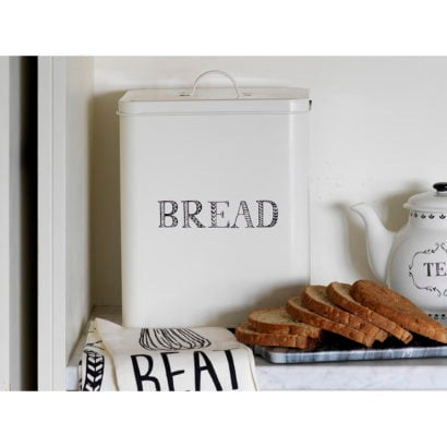 Creative Tops Stir It Up Bread Storage Tin White