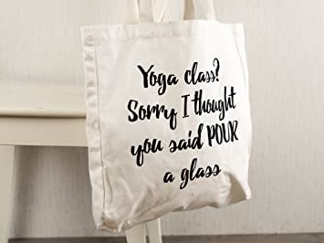 Creative Tops Ava & I Canvas Bag Yoga Slogan (β)