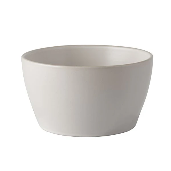 MIKASA Gourmet Basics Round Cereal Bowl, Ceramic, off White.