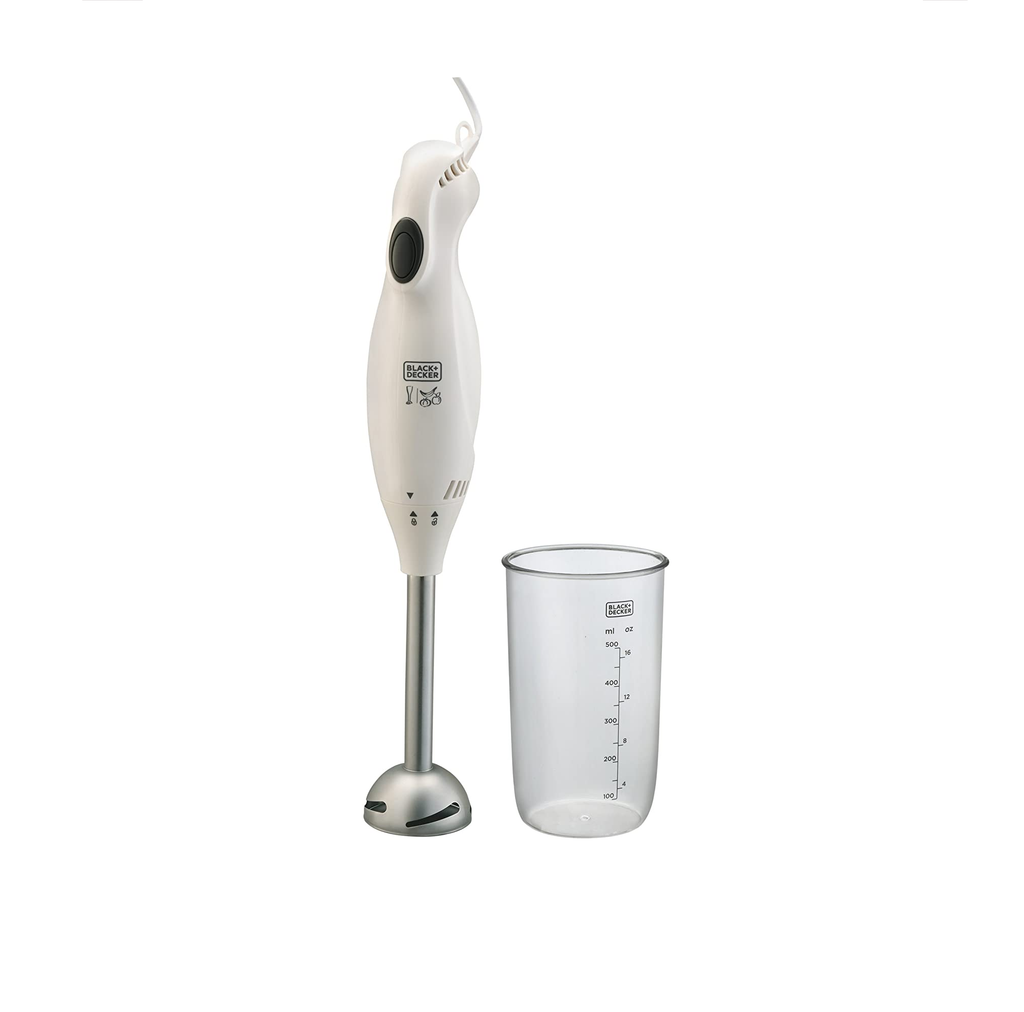 Black & Decker Hand Blender 300 Watt - White – Mega Hardware