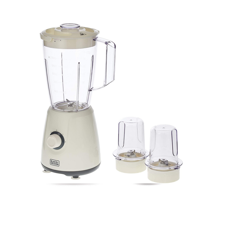 400W Blender With Grinder Mill & Chopper Mill, White