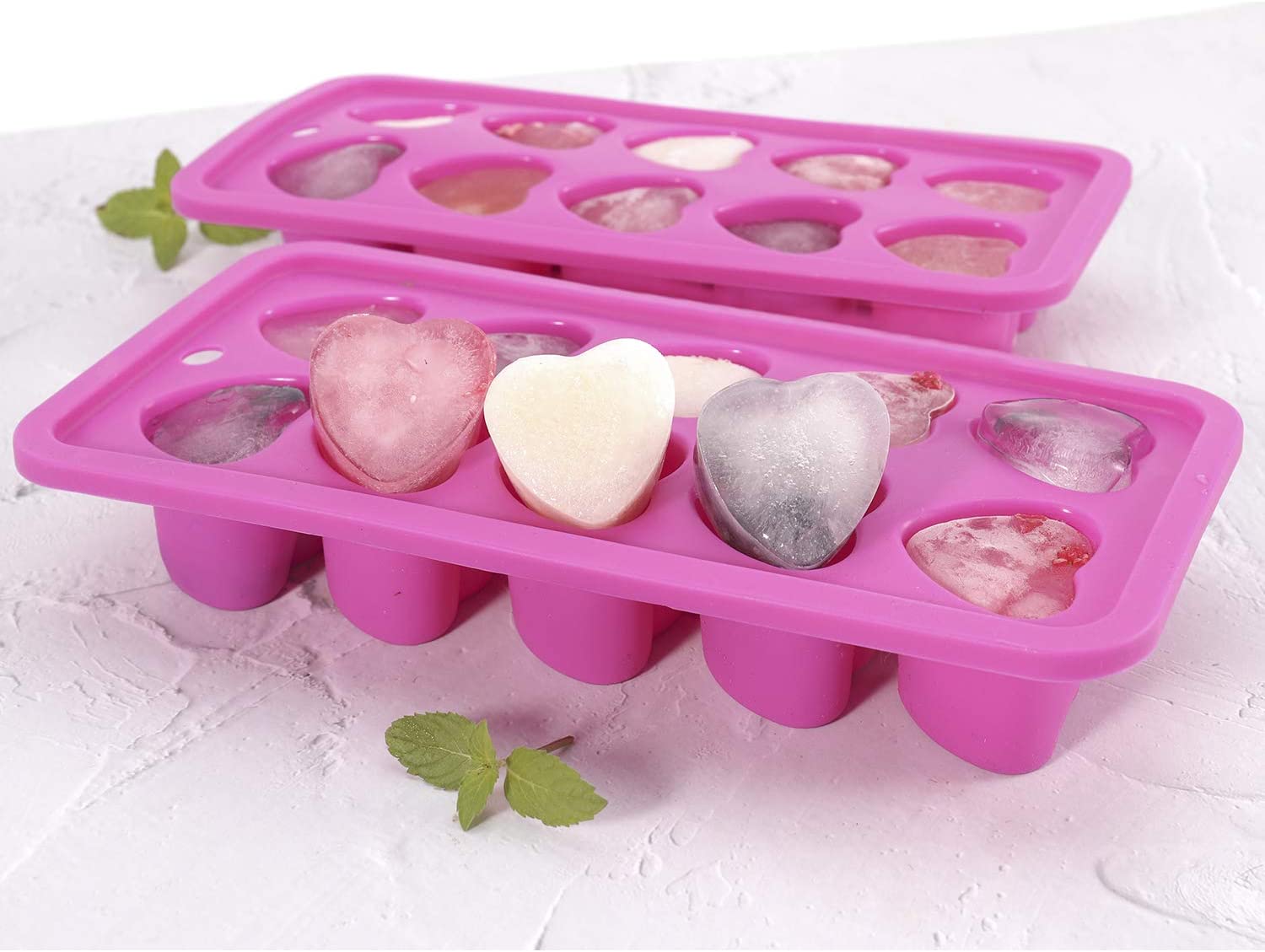 BarCraft Tropical Chic Novelty Silicone Ice Cube Tray, 22 x 13 cm (8.5