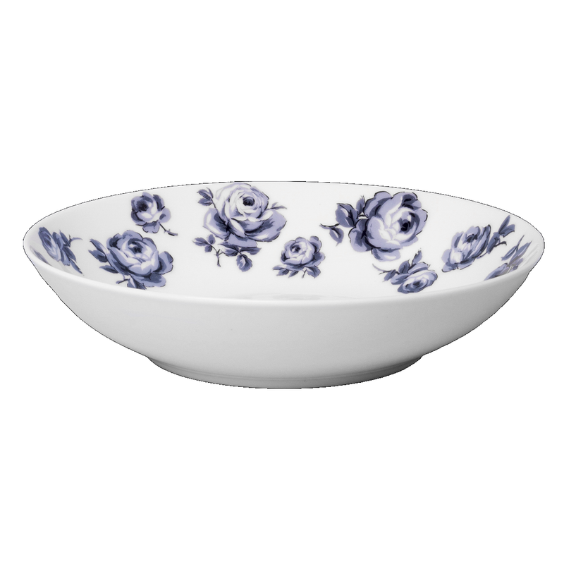 6Pcs Vintage Indigo Pasta Bowl