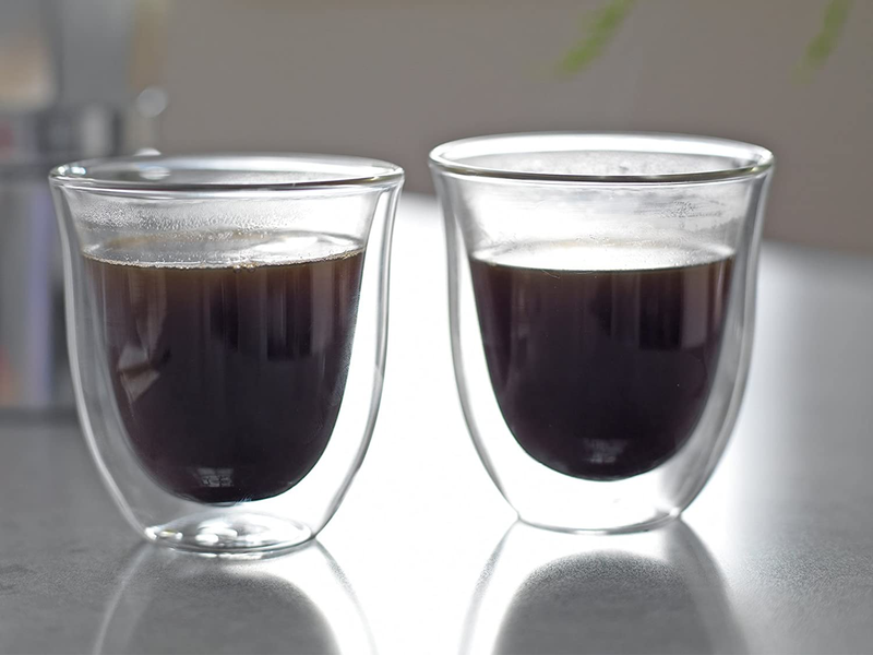 La Cafetière Set of 2 Jack Insulated Latte Glasses, 200 ml (7 fl oz)