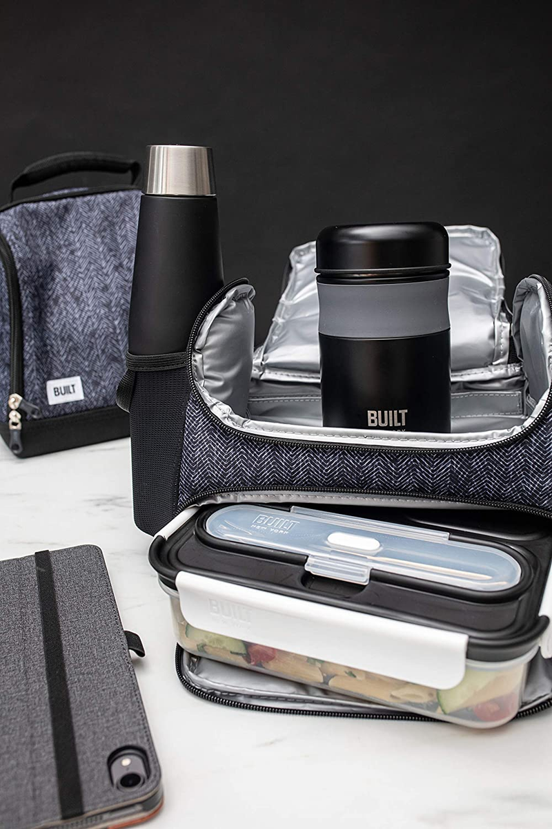 BUILT Insulated Lunch Bag with &